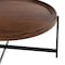 Alaterre Furniture Brookline 42" Round Coffee Table, Medium Chestnut AWBL4268 - alternate 5